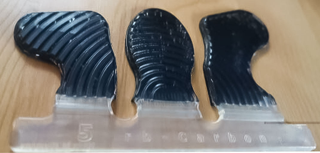 Klebelasche für Kunstoffbeschlag von rbCarbon